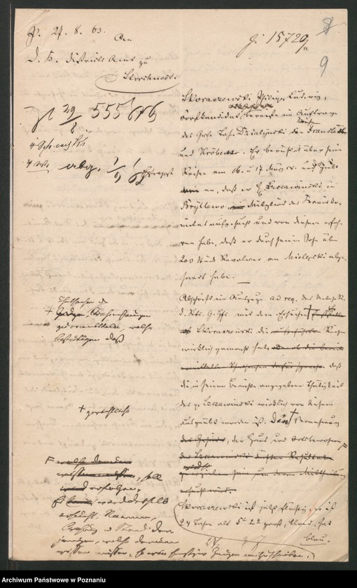 Obraz 14 z jednostki "A. betr. die Familie von Skoraszewski"