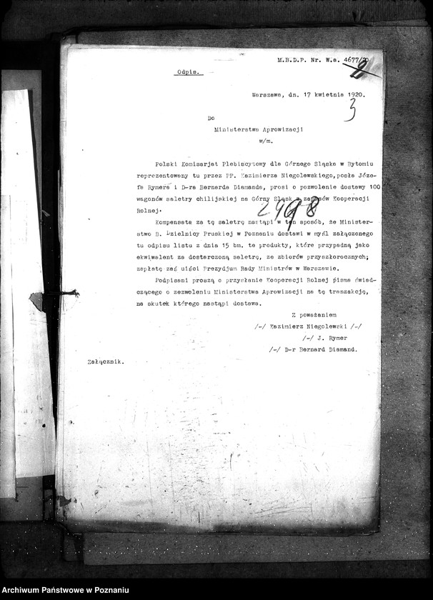 Obraz 7 z jednostki "Sprawy szczegółowo-administracyjne Sztuczne nawozy azotowe"