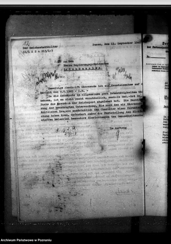 Obraz 16 z jednostki "Tropendiensttauglichkeit. Erholungsfürsorge für Volksdeutsche. Untersuchung der Leistungspolen durch die Gesundheitsämter. Tauglichteitsuntersuchung für das Lehramt."