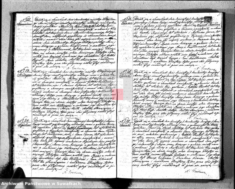 image.from.unit.number "Duplikat Akt Urodzonych, Zaślubionych i Zeszłych Parafij Ewangelicko-Augsburgskiej Suwałki za rok 1857"
