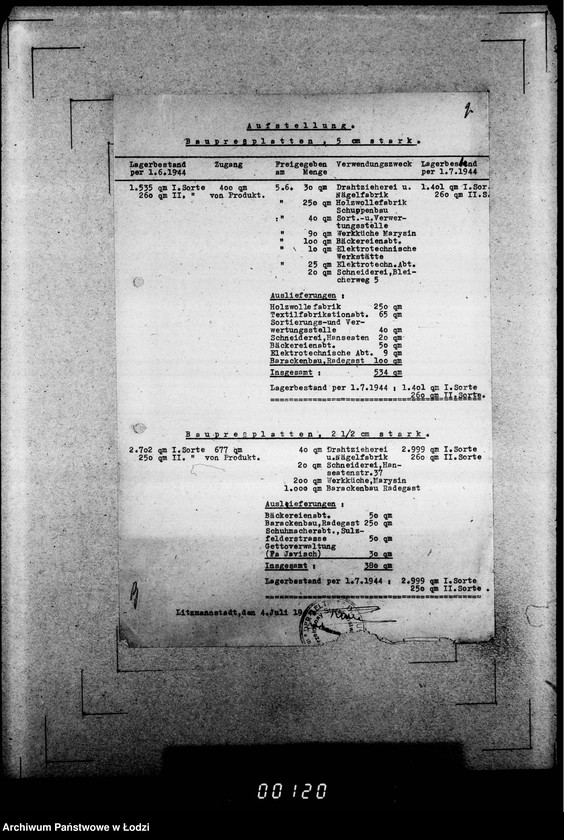 Obraz 6 z jednostki "Herstellung von Baupressplaten"