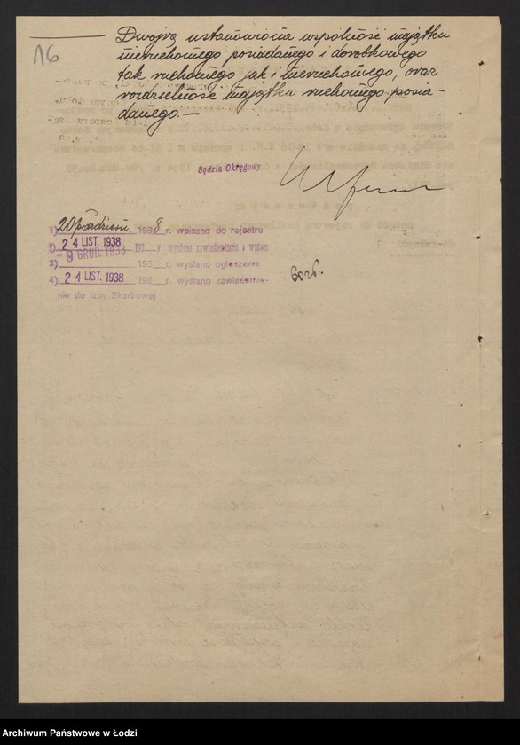 Obraz 18 z jednostki "Mojżesz Goździk, Beniamin Goździk, Abram Jakub Goździk, Mendel Wolf Cytner- sprzedaż manufaktury"