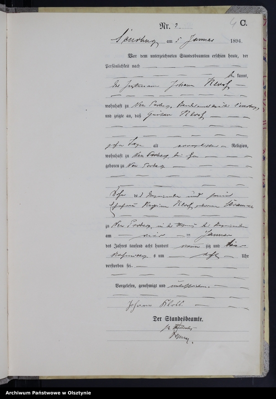 image.from.unit.number "Sterbe-Haupt-Register Nr 1 - 253"