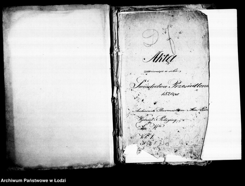 Obraz 5 z jednostki "Akta zawierające świadectwa przesiedleń"