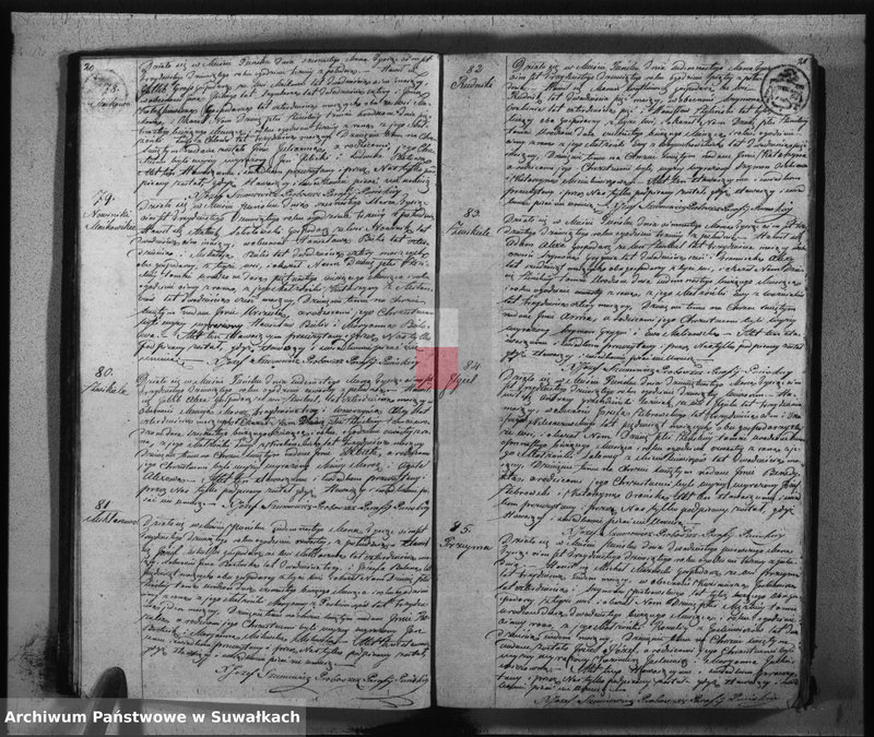 Obraz 13 z jednostki "Duplikat urodzonych, zaślubionych i umarłych w parafij puńskiej na rok 1839"