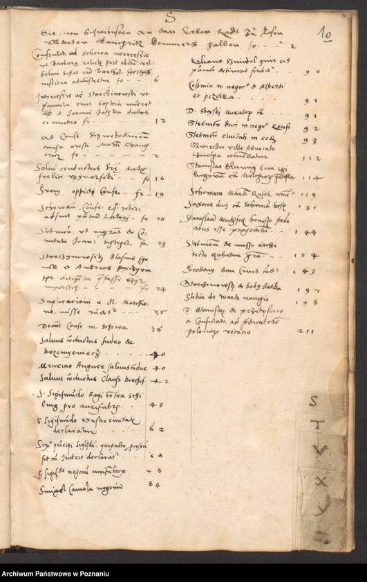 image.from.unit.number "Literae a dominis consulibus civitatis Posnaniae scriptae anno domini 1535"