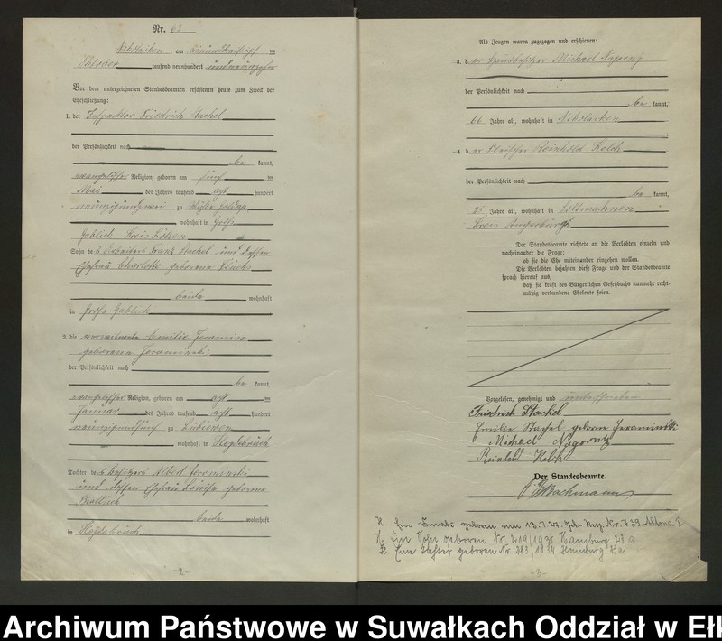 image.from.unit.number "Heirats=Haupt=Register des Königlichen Preussischen Standes-Amtes Nikolaiken Kreis Sensburg"