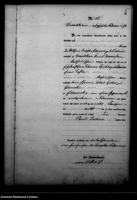 Obraz 18 z jednostki "[Księga urodzeń]"
