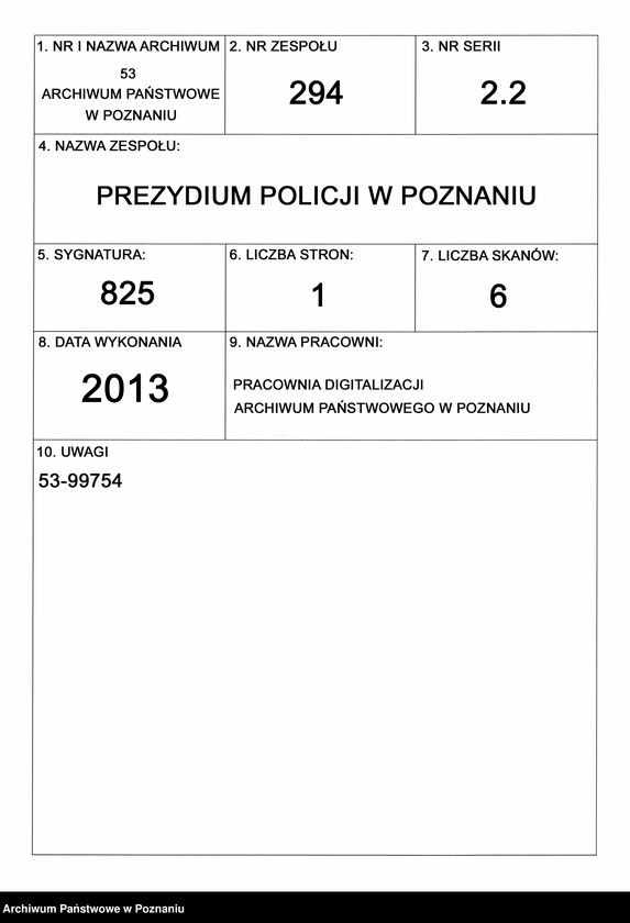 Obraz 1 z jednostki "A. betr. Karl Kosicki"