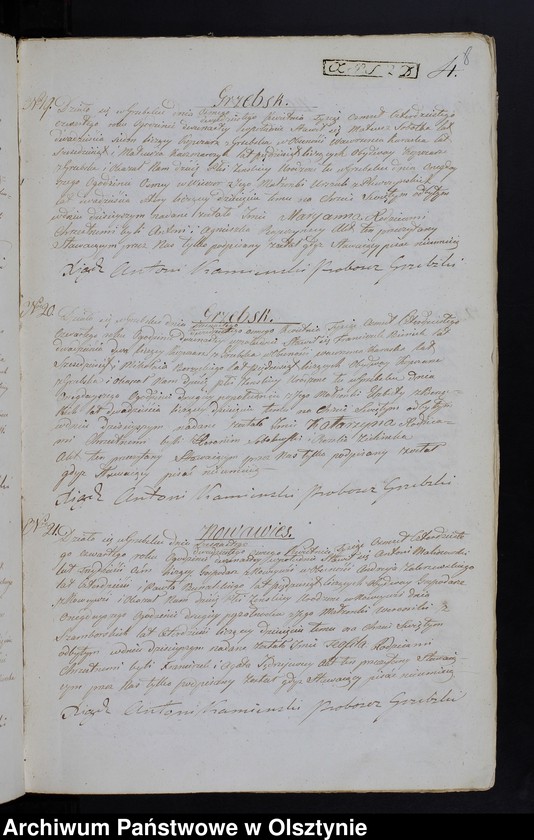 image.from.unit.number "Duplikat Aktów Urodzenia, Zaślubień, Zeńścia na Rok 1844 z Parafii Grzebskiej"
