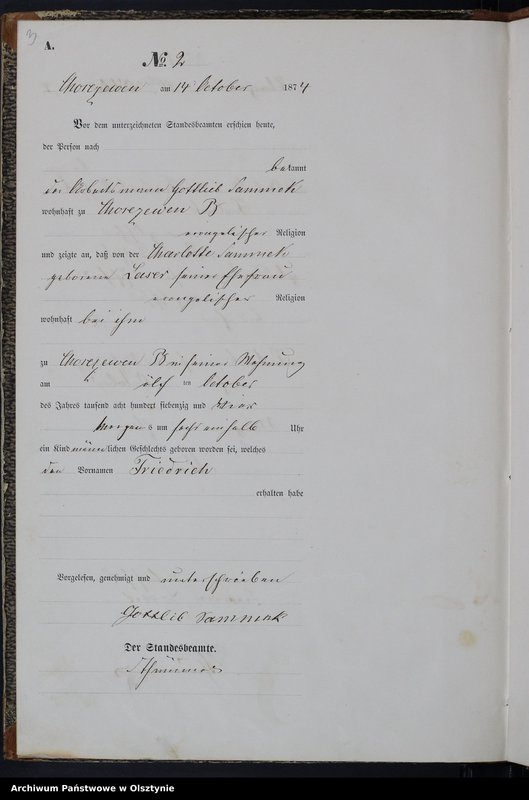image.from.team "Urząd Stanu Cywilnego w Choszczewie pow. mrągowski"