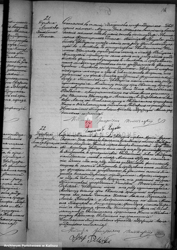 Obraz 14 z jednostki "Księga urodzeń, małżeństw, zgonów"