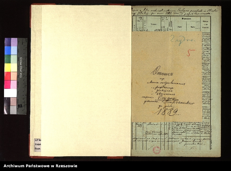 image.from.unit.number "Księga urodzeń, małżeństw i zgonów dla miejscowości Hłudno i Wara"
