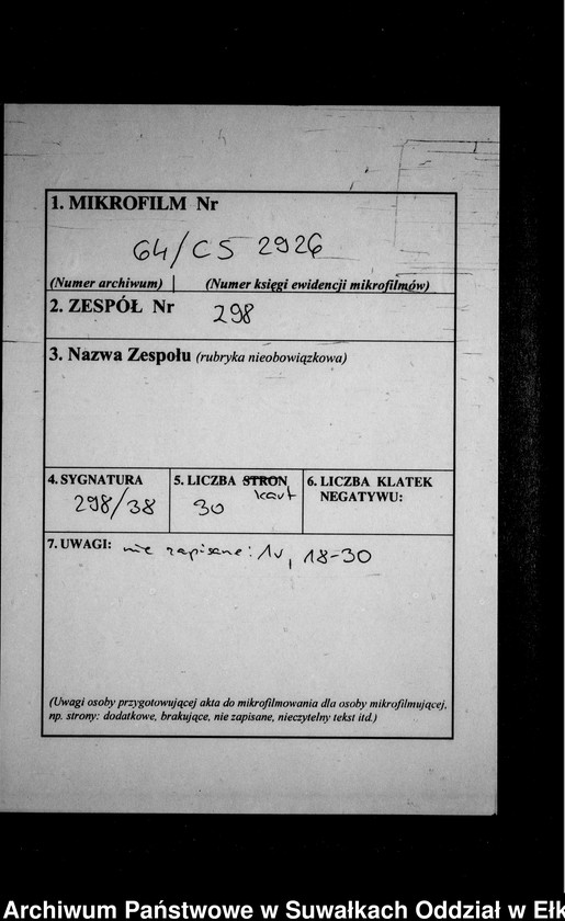 image.from.unit.number "Geburts-Neben-Register des Preussischen Standes-Amtes Kehlen Kreis Angerburg"