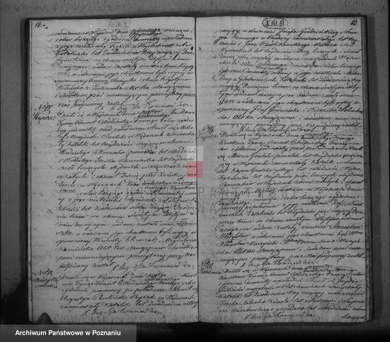 Obraz 9 z jednostki "Księga urodzeń, małżeństw i zgonu"