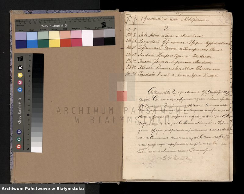 Obraz z jednostki "Księga małżeństw i zgonów"