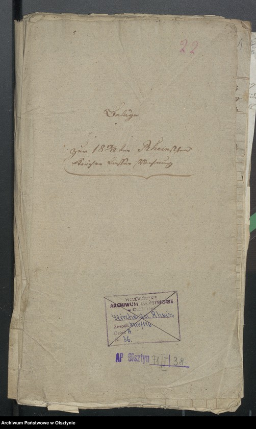 image.from.unit.number "Beläge zur 1817-1818 Rheinschen Kirchen Rechnung"