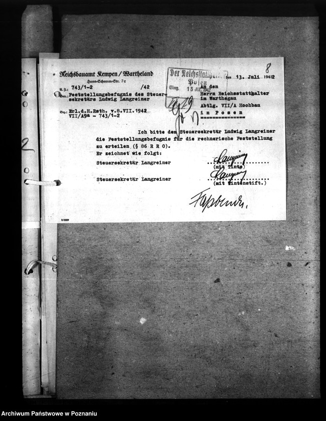 Obraz 12 z jednostki "Rozliczenia budowlane - korespondencja"