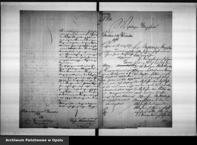 Obraz 5 z jednostki "Acta des Magistrats zu Oppeln betreffend die Wiederbesetzung der durch den Tod des p. Heyne erledigten Stadt - Secretair - Stelle"