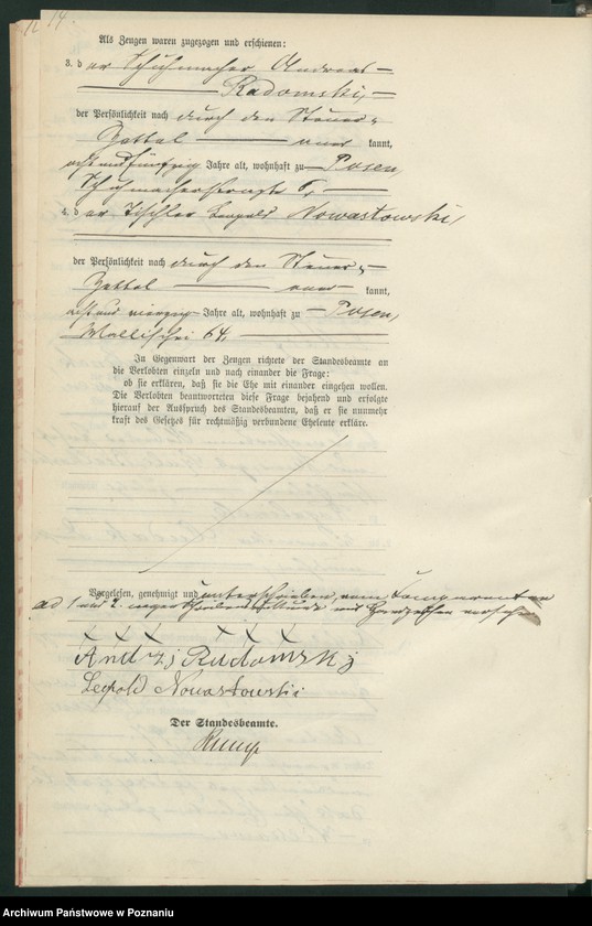 Obraz 17 z jednostki "Księga małżeństw t. I"