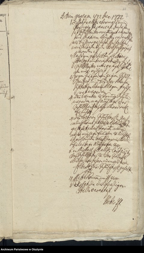 image.from.unit.number "Tabelle der Kirch- und Land-Schulen des Kirchspiel Georgenau"