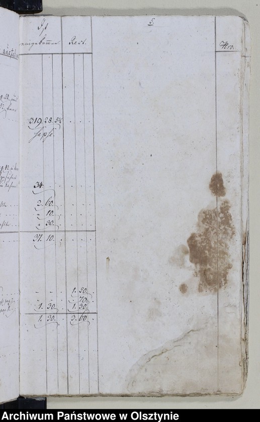 image.from.unit.number "Kirchen-Rechnung über Einnahme und Ausgabe"