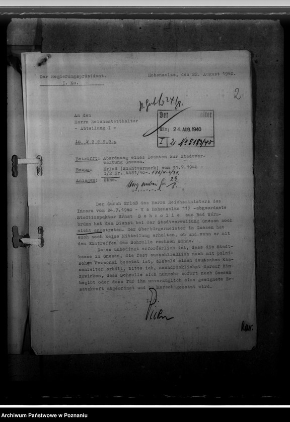 Obraz 6 z jednostki "Schrolle, Ernst; Matthä, Kurt - urzędnicy"