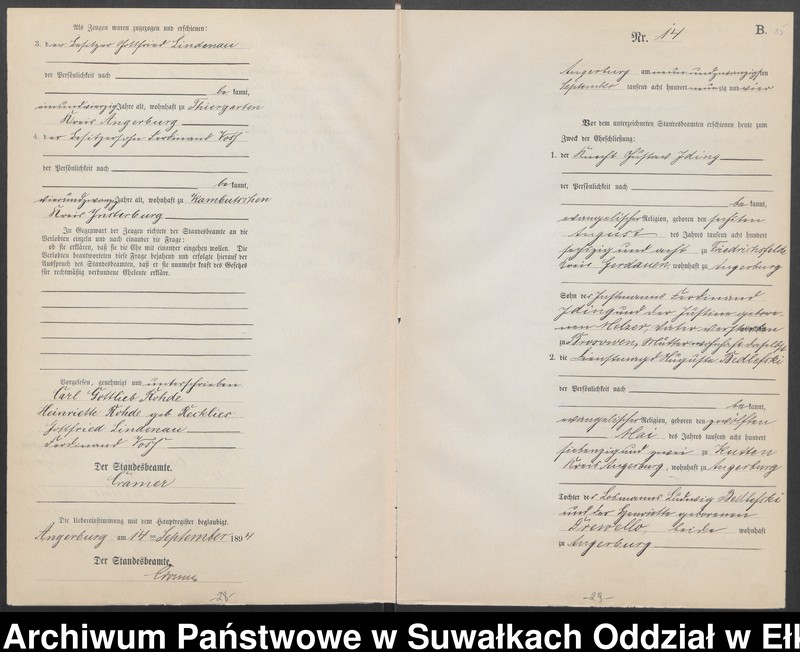 image.from.unit.number "Heiraths-Neben-Register des Preussischen Standes-Amtes Angerburg Kreis Angerburg"