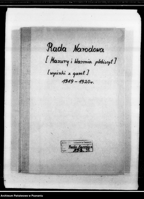 Obraz 4 z jednostki "Plebiscyt na Warmii i Mazurach [wycinki prasowe]"