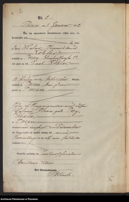 Obraz 5 z jednostki "Księga zgonów t. I"