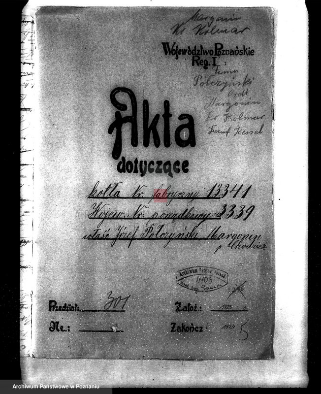 Obraz 4 z jednostki "Tartak J. Połczyńskiego w Margoninie pow. chodzieski. Kocioł nr fabr. 13341, kocioł nr woj. 3339"