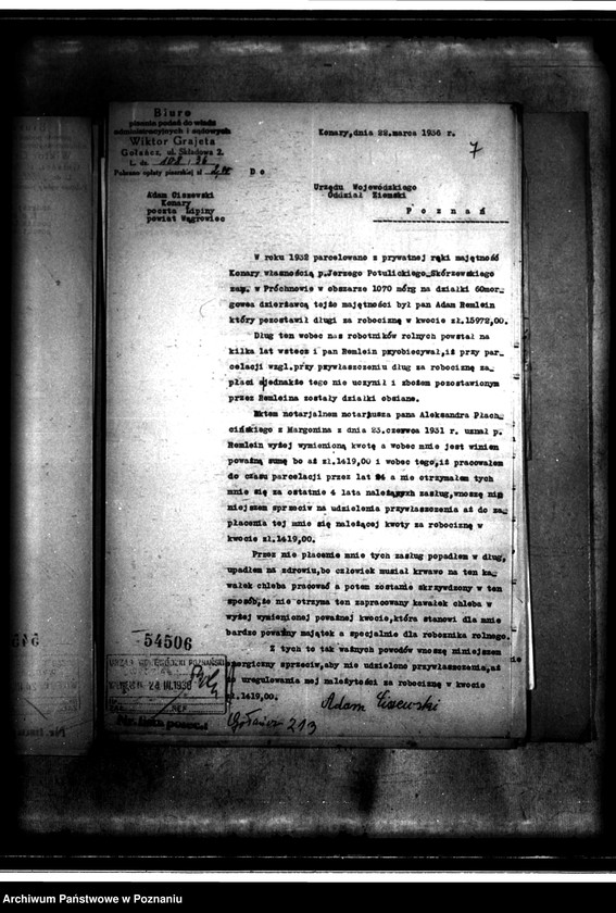 Obraz 11 z jednostki "/Parcelacja prywatna majątku Konary powiatu wągrowieckiego/"