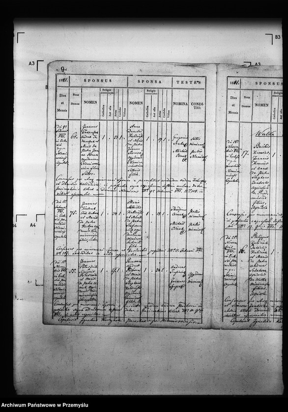 Obraz 13 z jednostki "[Kopie ksiąg metrykalnych parafii Niemirów z filiami Wólka Niemirowska i Przedmieście (dekanat Niemirów)]"