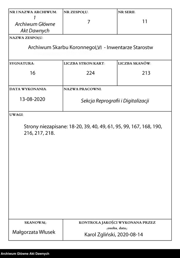 image.from.unit.number "Inwentarz starostwa Bracławskiego, Województwo Bracławskie."