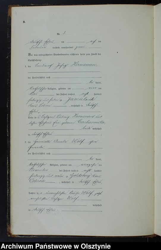 image.from.unit.number "Heiraths-Neben-Register Nr 1 - 45"