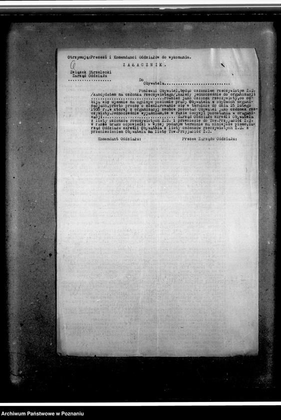 image.from.unit.number "Korespondencja w sprawach personalno - organizacyjnych dotycząca pomocy finansowej oraz pomocy w uzyskaniu pracy dla bezrobotnych członków, znaczki kolejowe"