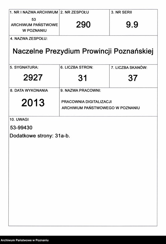 Obraz 1 z jednostki "Acta betreffend den in Orzeszkowo Kreis Schroda /Środa/ am 23.April 1864 verhafteten, angeblichen Holzkaufmann Josef Redlich aus Raszkowo, Kreis Adelnau /Odolanów/."