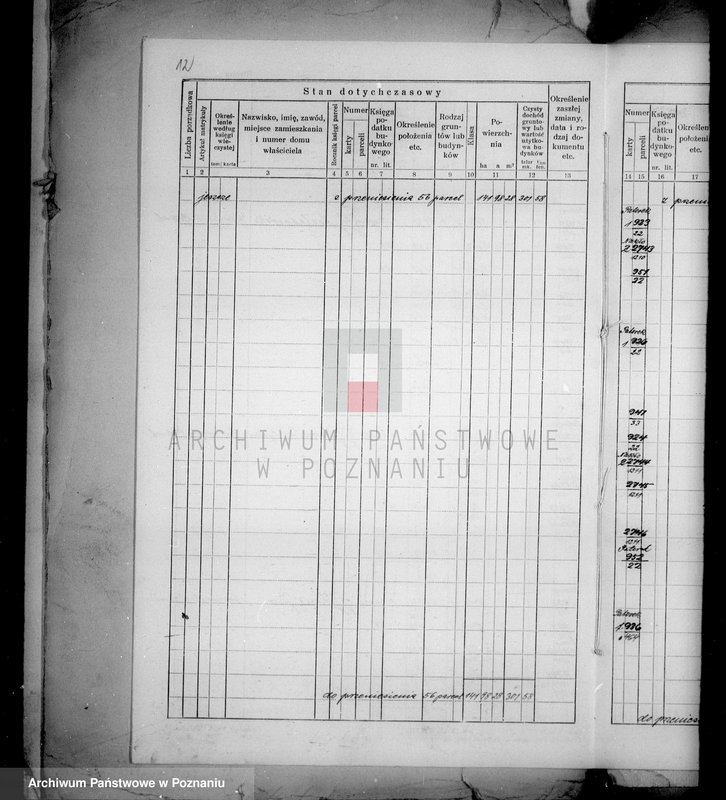 Obraz 16 z jednostki "Dodatek do ostatecznego rejestru pomiarowego obrębu Paterek-Nakło"