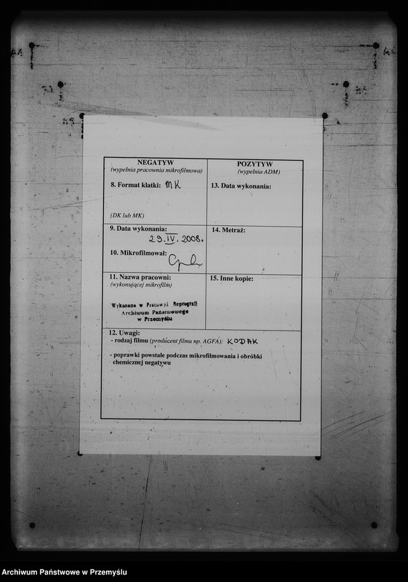 Obraz 3 z jednostki "[Kopie ksiąg metrykalnych parafii Krynica (dekanat Medenice)]"