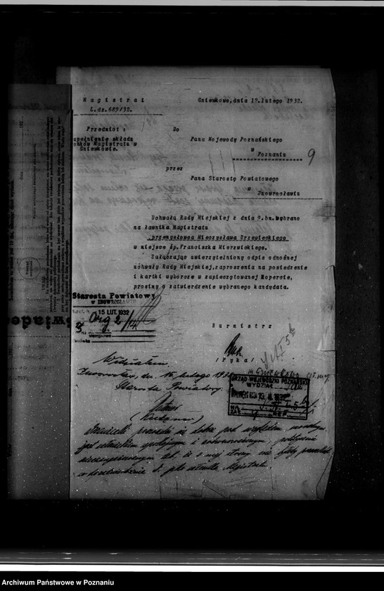 Obraz 13 z jednostki "Miasto Gniewkowo; członkowie magistratu"