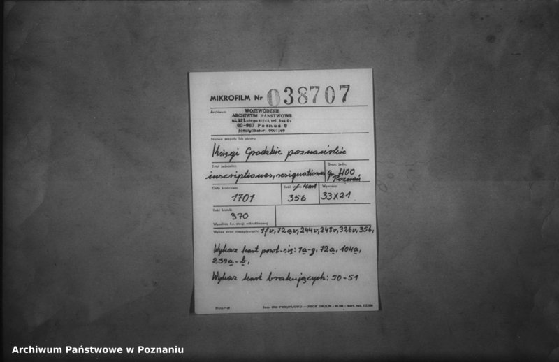 Obraz 2 z jednostki "Inscriptiones, resignationes [protocollon]"