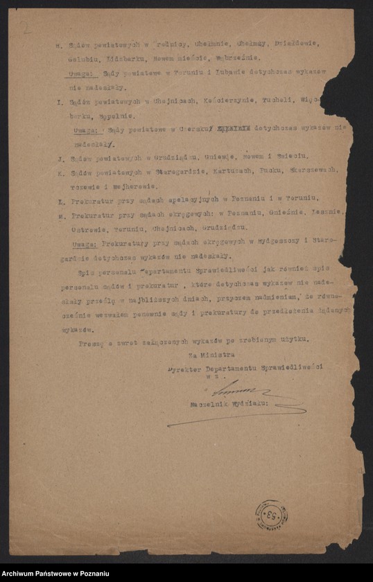 Obraz 4 z jednostki "[Wykazy urzędników i funkcjonariuszy sądowych]"