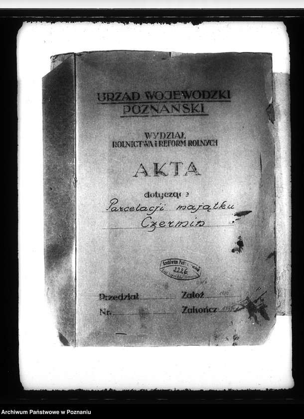 Obraz 4 z jednostki "Parcelacja majątku Czermin"