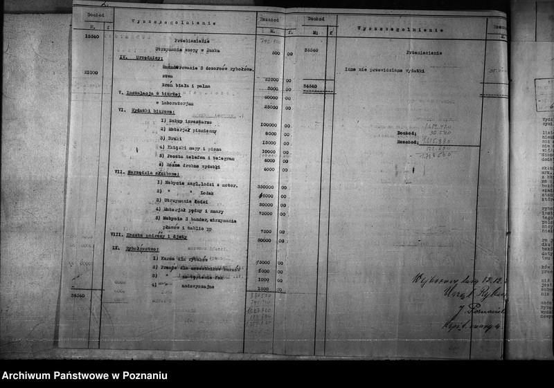 Obraz 6 z jednostki "Budżet - rybołówstwo rok 1921"
