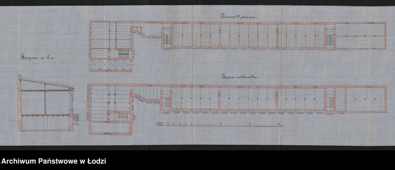Obraz 15 z jednostki "O postrojkě firmoû "Kruše i Ênder˝ kamennago 3h˝ êt[ažnago] žilago doma s˝ takim˝ že fligelem˝ dlâ sklada tovarov˝, odnoêtažnago fligelâ dlâ takogo že sklada i 1-o êt[ažnyh] hoz[âjstvennyh] služb˝ i othožih měst˝ v˝ gor[ode] Lodzi"