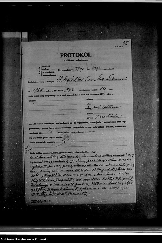 Obraz 19 z jednostki "Majątek Bugaj powiat wrzesiński własność Kościelski nr woj. kotła 4373"