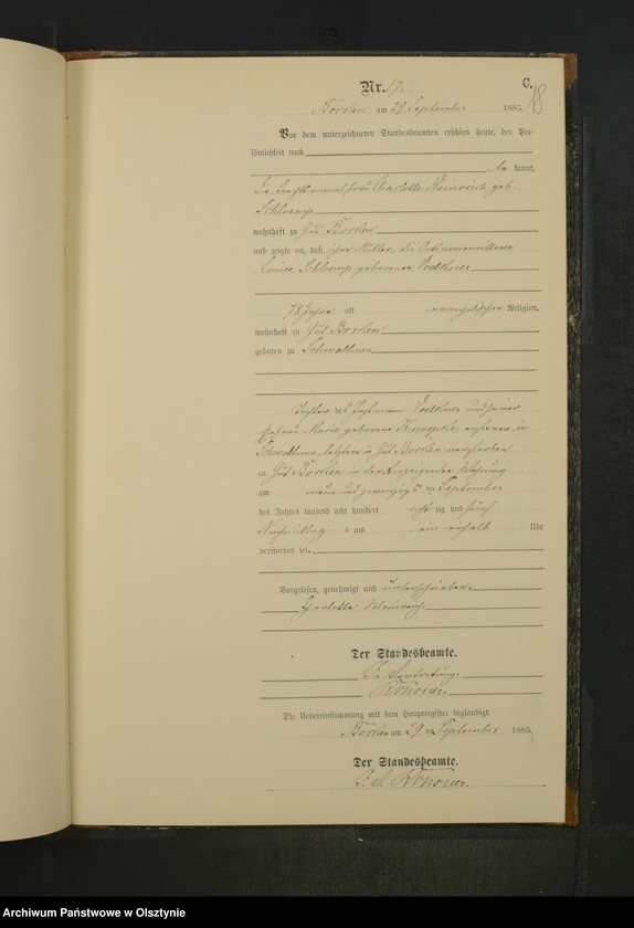 image.from.unit.number "Sterbe-Neben-Register Nr 1 - 23"