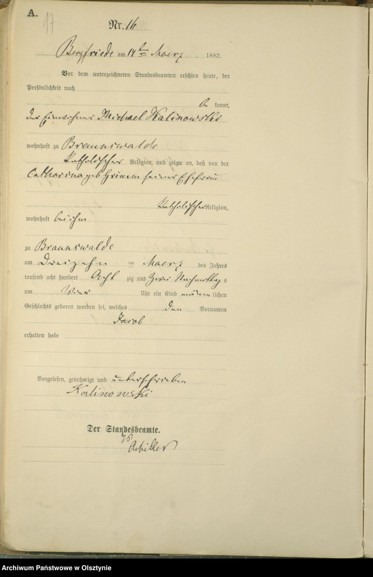 image.from.unit.number "Geburts-Haupt-Register Nr 1 - 106"