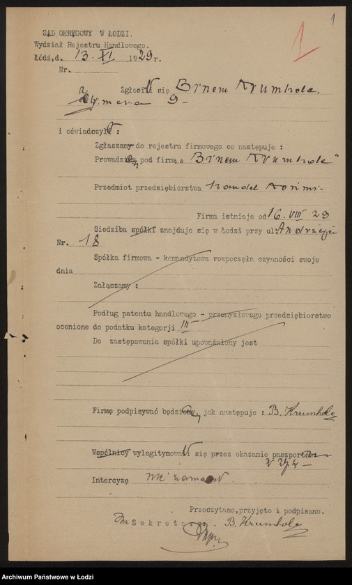 Obraz 3 z jednostki "Binem Krumholc – handel końmi"