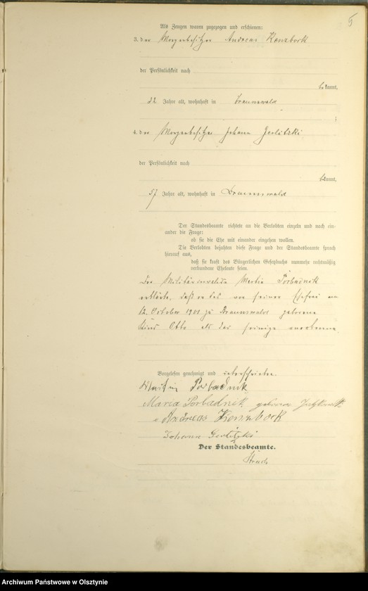 image.from.unit.number "Heiraths-Haupt-Register Nr 1 - 11"
